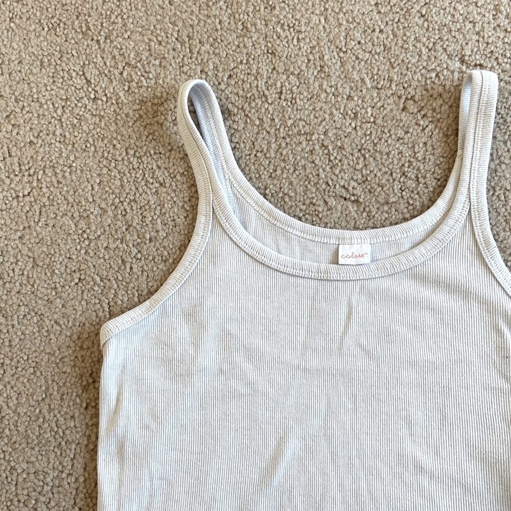 White tanktop